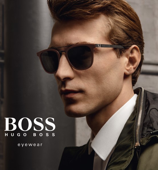 BOSS by HUGO BOSS Clear-acetate Sunglasses With Signature Gold-tone Detail  in Green for Men | Lyst UK